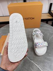 LV x TM LV Sunset Flat Comfort Sandal white - 4