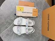 LV x TM LV Sunset Flat Comfort Sandal white - 2