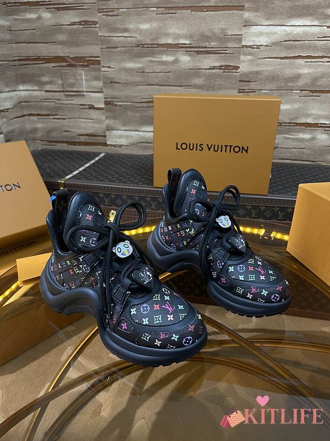 kitlife Louis Vuitton sneaker women black - 1