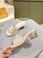 kitlife Fendi Baguette slides beige - 5