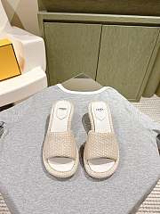 kitlife Fendi Baguette slides beige - 4