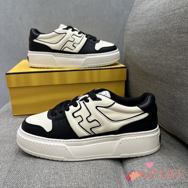 kitlife Fendi Match Chinese Valentine’s Day Limited Edition platform low-tops sneaker black - 1