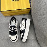 kitlife Fendi Match Chinese Valentine’s Day Limited Edition platform low-tops sneaker black - 2