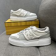 kitlife Fendi Match Chinese Valentine’s Day Limited Edition platform low-tops sneaker gray - 1