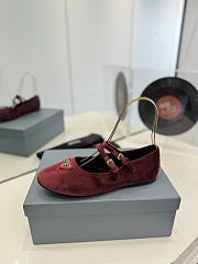 Kitlife Prada ballet flat shoes red - 4