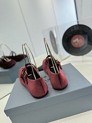 Kitlife Prada ballet flat shoes red - 2