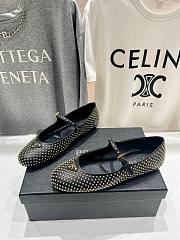 kitlife Prada Nappa leather ballerinas with studs black - 1