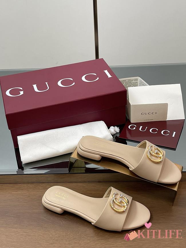 Kitlife Gucci slides women beige - 1