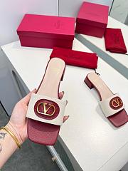kitlife Valentino Garavani VLOGO Signature Slide Sandals in Canvas - 01 - 2