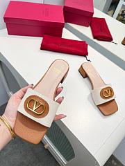 kitlife Valentino Garavani VLOGO Signature Slide Sandals in Canvas - 03 - 4