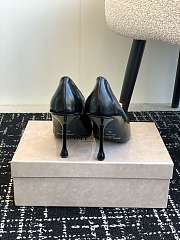 Kitlife jimmychoo Scarlett 50 black Vintage Metallic Leather Pumps 95mm - 6