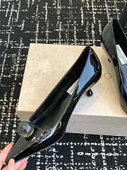 Kitlife jimmychoo Scarlett 50 black Vintage Metallic Leather Pumps 50mm - 5