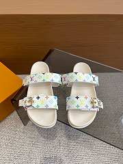 Kitlife 1AGXTV LV x TM Bom Dia Flat Comfort Mule white - 1