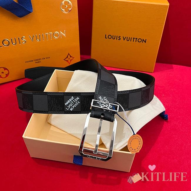 Kitlife Louis vuitton men Belt 4cm - 10 - 1