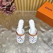 Kitlife Louis Vuitton Mule Takashi Murakami White - 5