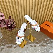 Kitlife Louis Vuitton Mule Takashi Murakami White - 3
