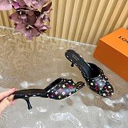 Kitlife Louis Vuitton Mule Takashi Murakami Black - 2