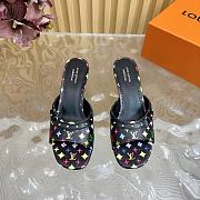 Kitlife Louis Vuitton Mule Takashi Murakami Black - 4