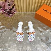 LV x TM 6AM Flat Mule white - 6