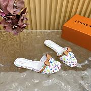 LV x TM 6AM Flat Mule white - 5