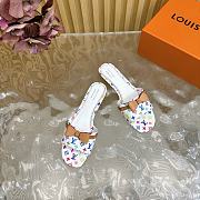 LV x TM 6AM Flat Mule white - 4