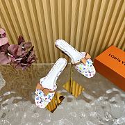 LV x TM 6AM Flat Mule white - 3
