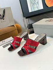 Kitlife Gina 55mm heel red - 1