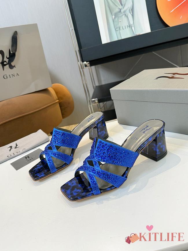Kitlife Gina 55mm heel blue - 1