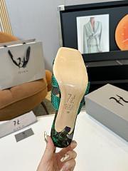 Kitlife Gina GENEVA in green Patent 55mm heel - 5