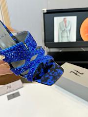 Kitlife Gina GENEVA in blue Patent 55mm heel - 4