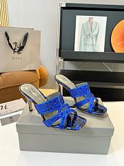 Kitlife Gina GENEVA in blue Patent 55mm heel - 2