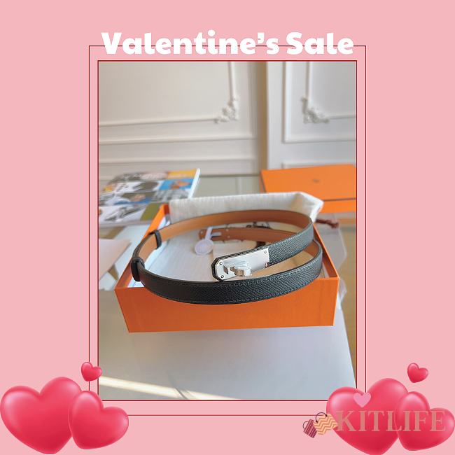 Hermes Belt kelly - Valentine’s Sale - 1.8cm - 1