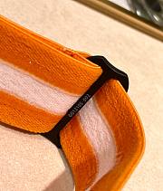 GUCCI GG1210S 002 Goggles Ivory Orange Frame Pink Lenses 99mm - 4