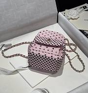 kitlife Chanel backpack pink - 18x13x9cm - 6