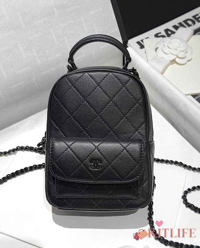 kitlife Chanel backpack black - 18x13x9cm - 1