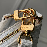 LV x TM Marellini Epi Leather Handbags white - M13099 - 13.5 x 6.5 x 19cm - 6