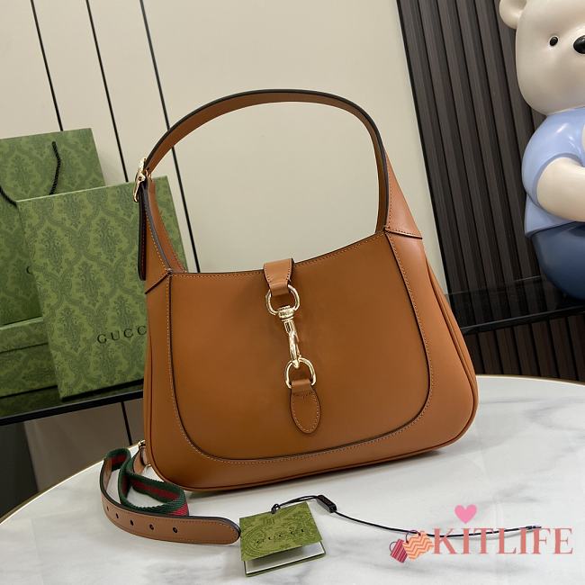 Kitlife Gucci Jackie Shoulder Bag Brown - 782849 - 27.5x19x4cm - 1