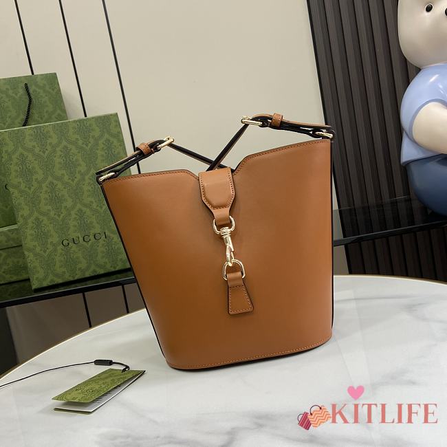 Kitlife Gucci Mini Bucket Bag Light Brown - 782908 - 18.5x20.5x12.5cm - 1