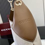 Kitlife Gucci B Medium Shoulder Bag Beige Canvas -  820169 -  49x46x4cm - 3