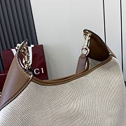 Kitlife Gucci B Medium Shoulder Bag Beige Canvas -  820169 -  49x46x4cm - 4