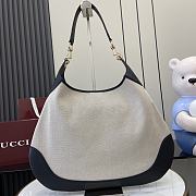 Kitlife Gucci B Medium Shoulder Bag Black Canvas - 820169 - 49x46x4cm - 1