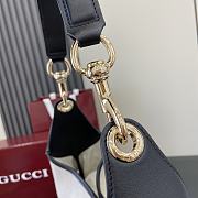 Kitlife Gucci B Medium Shoulder Bag Black Canvas - 820169 - 49x46x4cm - 3