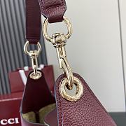 Kitlife Gucci B Medium Shoulder Bag Burgundy - 820169 - 49x46x4cm - 5