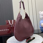 Kitlife Gucci B Medium Shoulder Bag Burgundy - 820169 - 49x46x4cm - 2