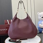 Kitlife Gucci B Medium Shoulder Bag Burgundy - 820169 - 49x46x4cm - 1