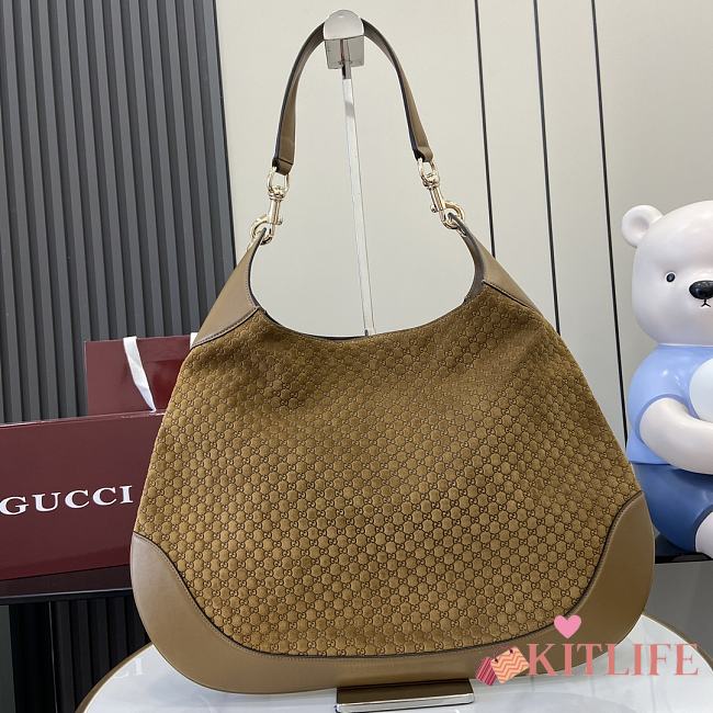 Kitlife Gucci B Medium Shoulder Bag Brown - 815924 - 49x46x4cm - 1