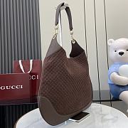 Kitlife Gucci B Medium Shoulder Bag Dark Brown - 815924 - 49x46x4cm - 3