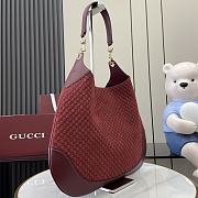 Kitlife Gucci B Medium Shoulder Bag Red - 815924 - 49x46x4cm - 2