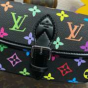 Kitlife Louis Vuitton Nano Diane Baguette Handbag Multicolor Black - M14194 - 19x10.5x6cm - 3