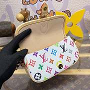 Kitlife Louis Vuitton Nano Diane Baguette Handbag Multicolor White - M14194 - 19x10.5x6cm - 2